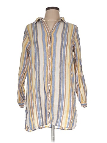 Jones New York 3/4 Sleeve Button-Down Shirt (view 1)