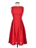 Shein 100% Polyester Solid Red Cocktail Dress Size 2 - photo 1