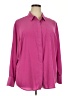 Nine West 100% Polyester Purple Long Sleeve Blouse Size 2X - photo 1