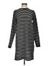 Ann Taylor LOFT Stripes Black Casual Dress Size S (tall) - photo 1