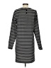Ann Taylor LOFT Stripes Black Casual Dress Size S (tall) - photo 2