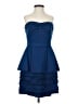 BCBGMAXAZRIA Blue Cocktail Dress Size 4 - photo 1