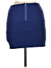 Ambiance Apparel Solid Blue Casual Skirt Size S - photo 2