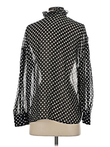 Antik Batik Long Sleeve Silk Top (view 2)