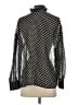 Antik Batik 100% Silk Print Black Long Sleeve Silk Top Size S - photo 2