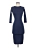 Yelete Solid Blue Cocktail Dress Size S - photo 1