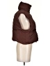 Fashion 100% Polyester Brown Vest Size S - photo 4