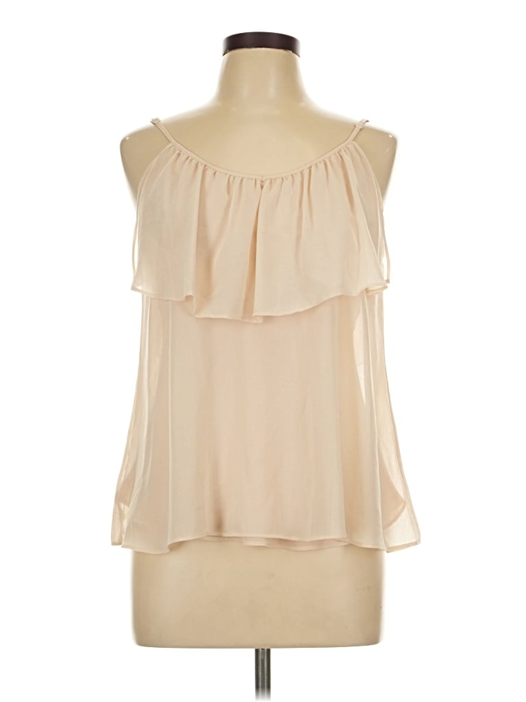 Pre-owned Xxi Sleeveless Blouse In Ivory