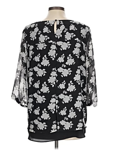 AB Studio 3/4 Sleeve Blouse (view 2)