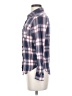 Mossimo Supply Co. Plaid Blue Long Sleeve Button-Down Shirt Size S - photo 5