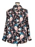 Torrid Floral Black 3/4 Sleeve Blouse Size 2X Plus (2) - photo 2