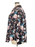 Torrid Floral Black 3/4 Sleeve Blouse Size 2X Plus (2) - photo 5