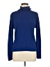 Stephanie Andrews 100% Polyester Blue Long Sleeve Turtleneck Size M - photo 1
