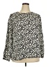 Lane Bryant Ivory Long Sleeve Blouse Size 18 - photo 1