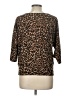 Elementz Animal Print Brown 3/4 Sleeve T-Shirt Size L (petite) - photo 2