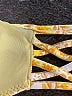 Unbranded Floral Yellow Swimsuit Top Size 12 - photo 3