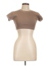 Betty Blue Brown Short Sleeve Turtleneck Size L - photo 2