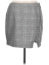 Blue Rain 100% Polyester Houndstooth Gray Casual Skirt Size L - photo 1