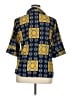 Essenxa 100% Polyester Print Blue 3/4 Sleeve Blouse Size XL - photo 2
