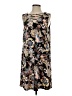 Apt. 9 Print Black Casual Dress Size S - photo 1