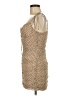 Cotton Candy LA 100% Polyester Tweed Tan Cocktail Dress Size S - photo 5