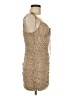 Cotton Candy LA 100% Polyester Tweed Tan Cocktail Dress Size S - photo 4
