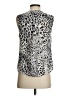 Generation Love 100% Silk Silver Sleeveless Silk Top Size S - photo 2