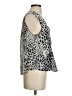 Generation Love 100% Silk Silver Sleeveless Silk Top Size S - photo 4