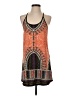 Dream State 100% Polyester Paisley Orange Casual Dress Size XS - photo 1