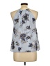 Joie 100% Polyester Blue Sleeveless Blouse Size M - photo 2