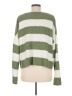 Simplee 100% Acrylic Stripes Green Pullover Sweater Size M - photo 2