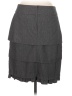 Larry Levine Solid Gray Formal Skirt Size 6 - photo 2