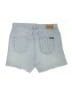 CALVIN KLEIN JEANS Chevron-herringbone Blue Denim Shorts Size 6 - photo 2