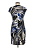 City Triangles Graphic Blue Cocktail Dress Size S - photo 2