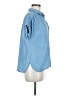 Blu Pepper Blue Short Sleeve Blouse Size M - photo 4
