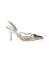 Badgley Mischka Metallic Ivory Gray Sandals Size EU 36 - photo 1