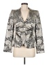 Armani Collezioni Metallic Silver Blazer Size 8 - photo 1