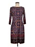 Wisp Paisley Purple Casual Dress Size 8 - photo 1