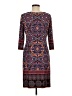 Wisp Paisley Purple Casual Dress Size 8 - photo 2