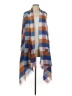 C.C Exclusives Blue Tan Poncho One size - photo 1