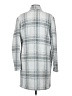 Maurices 100% Polyester Plaid Gray Coat Size S - photo 2