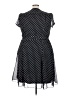 JBS 100% Polyester Polka Dots Black Casual Dress Size 22 - photo 2