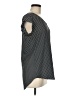 Express Outlet Polka Dots Black Short Sleeve Top Size M - photo 4