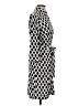 NY Collection Polka Dots Black Ivory Casual Dress Size S - photo 4