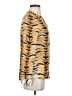 Zara 100% Viscose Animal Print Gold Long Sleeve Blouse Size XS - photo 4