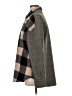 Steve Madden Checkered-gingham Gray Coat Size M - photo 5