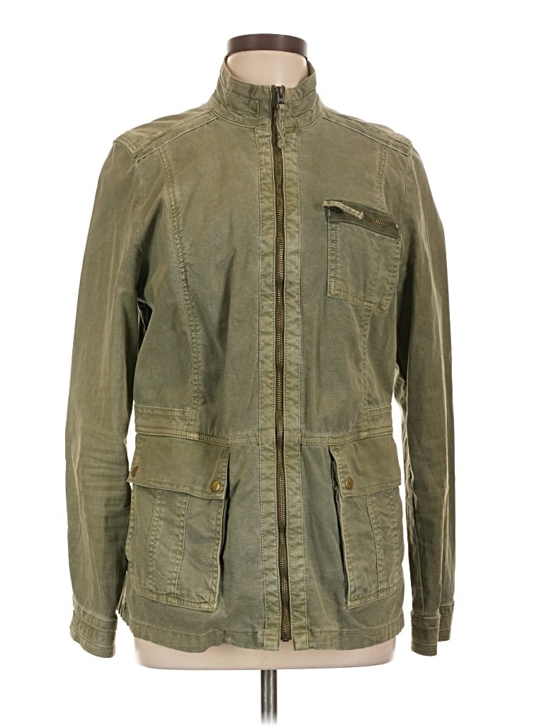Pre-owned Lucky Brand Jacket In Green