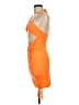 Unbranded Orange Cocktail Dress Size M - photo 5