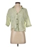 Zara Green 3/4 Sleeve Button-Down Shirt Size S - photo 1