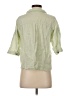 Zara Green 3/4 Sleeve Button-Down Shirt Size S - photo 2